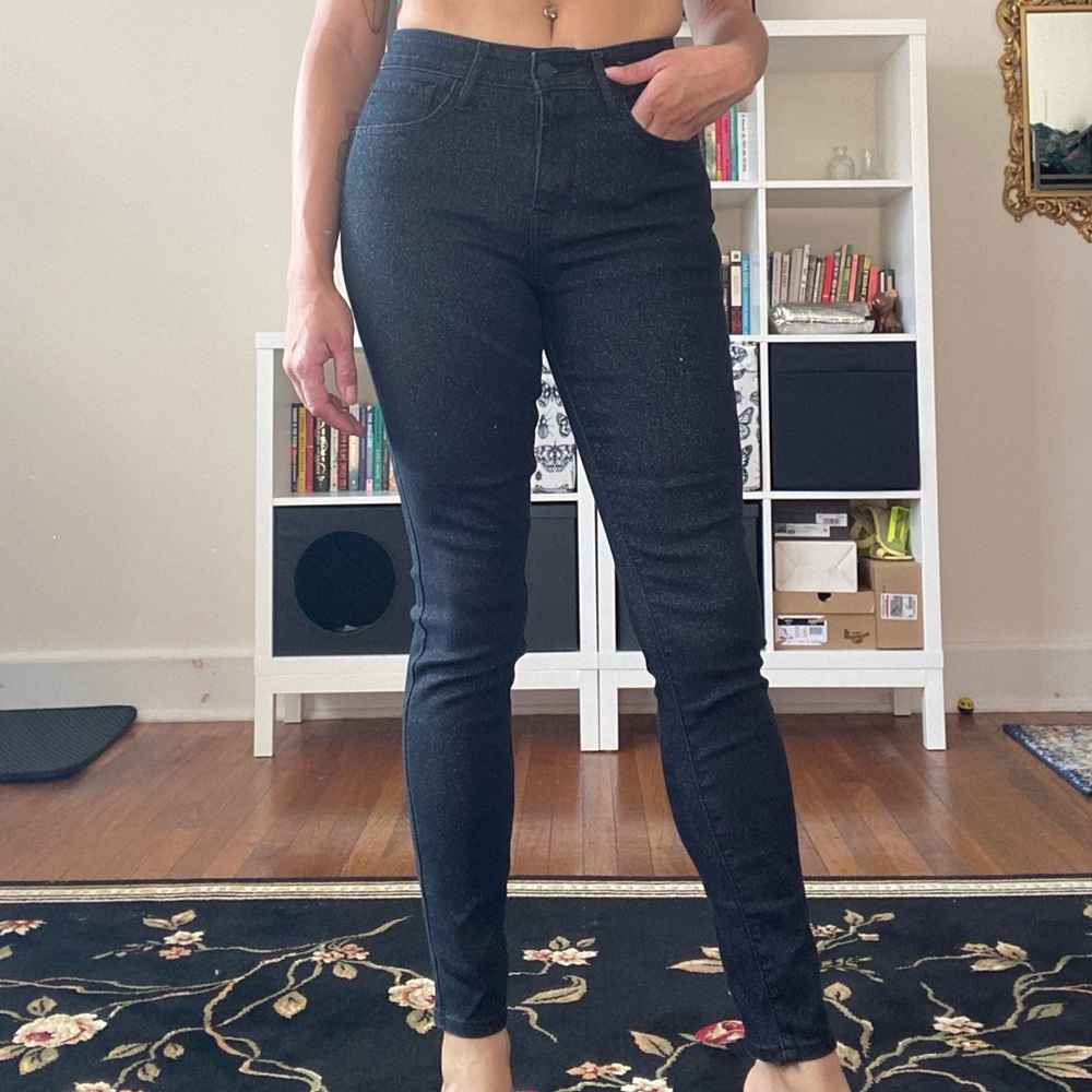Levi’s 721 Sparkly Skinny Jeans